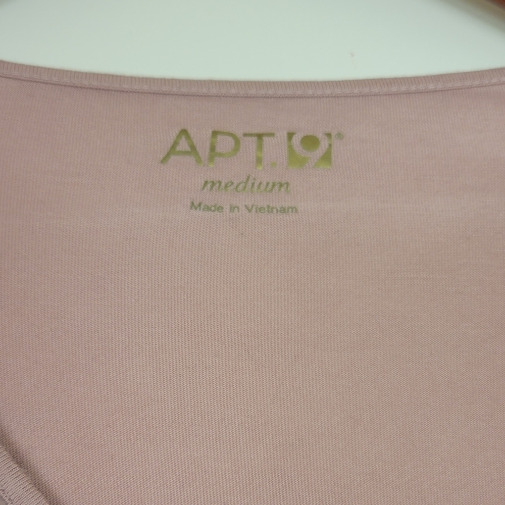 Apt 9 Womens Pink Size Medium Long Sleeve Sequined Lightweight Top / Shi… - Picture 5 of 11